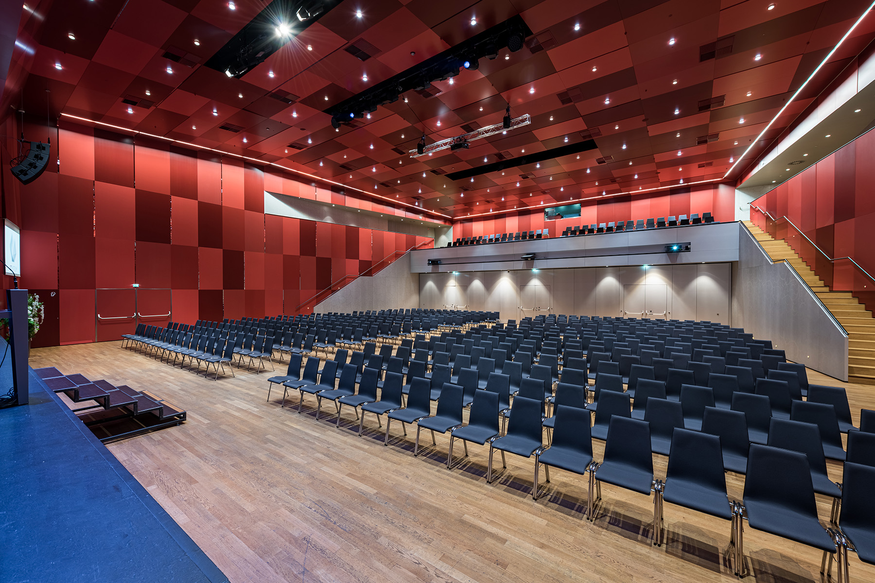 SZentrum Silbersaal Bestuhlung Blick nach hinten