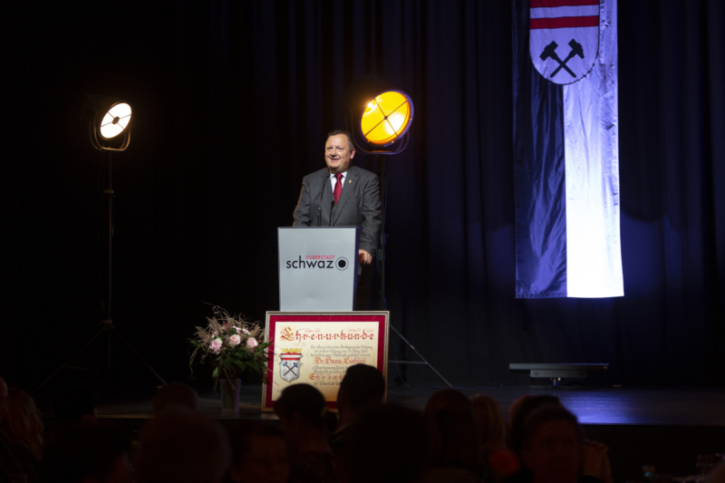 Vortrag auf Bühne im SZentrum in Schwaz